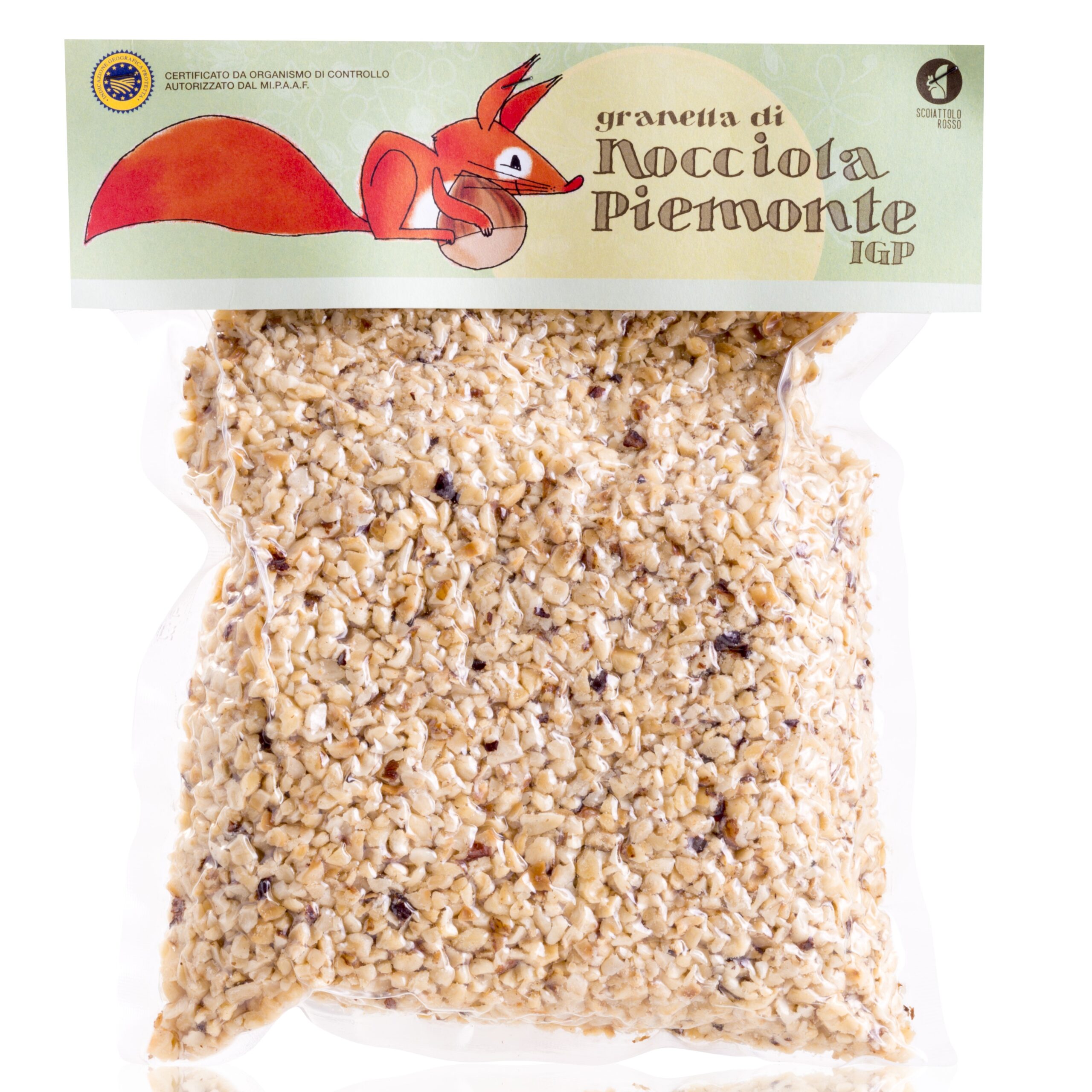 Home Scoiattolo Rosso 8 Granella di nocciola Piemonte IGP