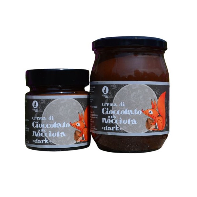 Home Scoiattolo Rosso 16 Crema di cioccolato fondente alla nocciola