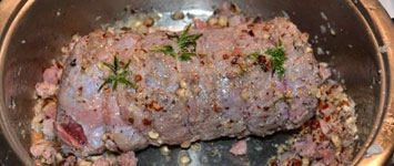 Arrosto alla “nocciola Piemonte IGP”