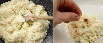 Risotto castelmagno e nocciole