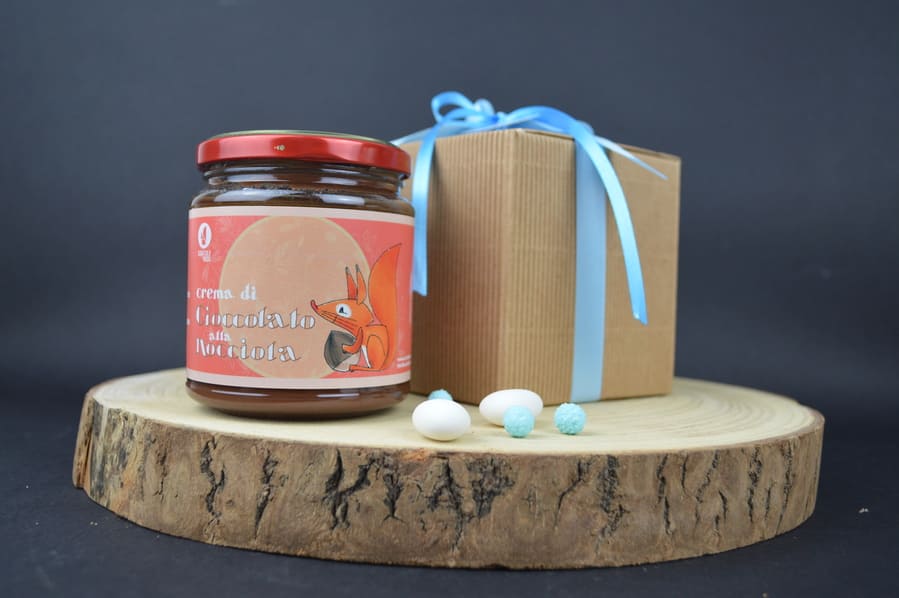 bomboniera crema spalmabile nocciola cioccolato